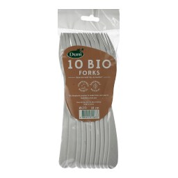 DUNI BIO | Πιρούνια Βιοδιασπώμενα 10 Τεμάχια