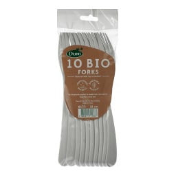 DUNI BIO | Πιρούνια Βιοδιασπώμενα 10 Τεμάχια