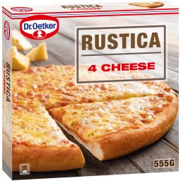 DR.OETKER | Πίτσα Κατεψυγμένη Rustica 4 Τυριά 555gr