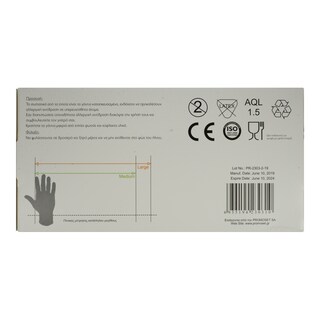 GLOVESET | Γάντια Βινυλίου Large 100 Τεμάχια