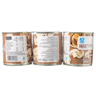 ΑΒ | Μανιτάρια Κομμένα 3x115g