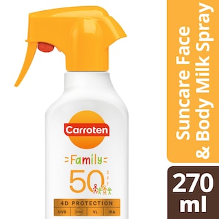 CARROTEN | Αντηλιακό Γαλάκτωμα Family Spray Trigger SPF50 270ml