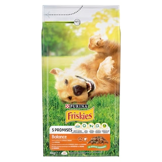 FRISKIES | Ξηρά Τροφή Σκύλου Κοτόπουλο & Λαχανικά 4kg