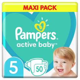 PAMPERS | PAMPERS ACTIVE BABY NO 5 50P MAXI