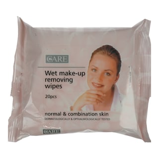 CARE | Υγρά Μαντηλάκια Ντεμακιγιάζ Κανονικό Δέρμα 20 Τεμάχια
