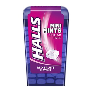HALLS | Καραμέλες Mini Mints Κόκκινα Φρούτα 12.5g