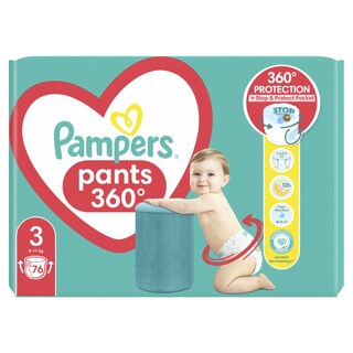 PAMPERS | Πάνες Βρακάκι Μωρού Pants Νο3 6-11kg Giant Pack 76 Τεμάχια