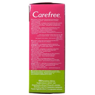 CAREFREE | Σερβιετάκια Cotton Feel Aloe Vera 30+26 Τεμάχια Δώρο