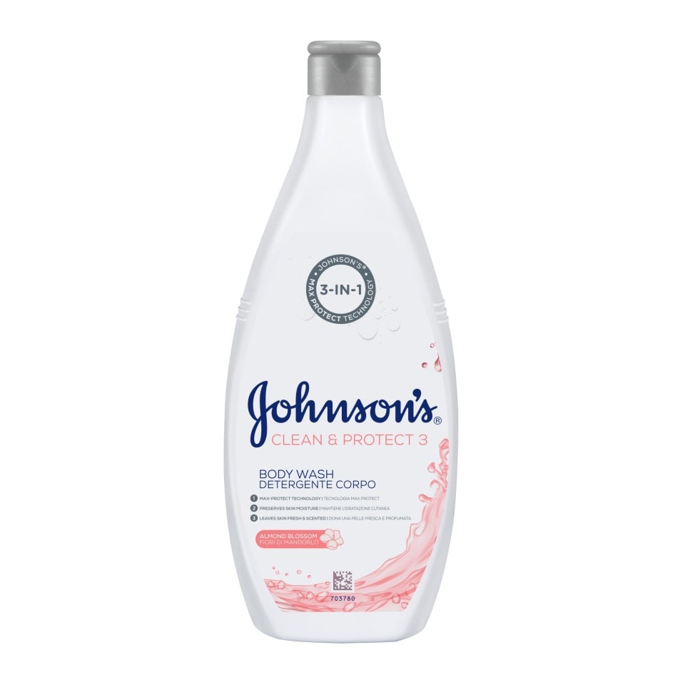 JOHNSON Αφρόλουτρο Clean & Protect Άνθη Αμυγδάλου 750ml