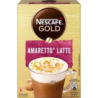 NESCAFE | Στιγμιαίος Καφές Gold Amaretto Latte 8x17.5g