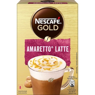 NESCAFE | Στιγμιαίος Καφές Gold Amaretto Latte 8x17.5g