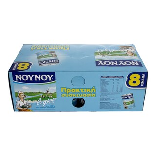 ΝΟΥΝΟΥ | LIGHT | ΓΑΛΑ ΕΒΑΠΟΡΕ LIGHT 8 Χ 400 GR