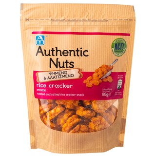 ΑΒ | Rice Cracker Σνακ Ψημένο & Αλατισμένο 80gr