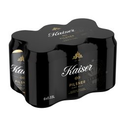 KAISER | Μπύρα Pilsner Κουτί 6x330ml