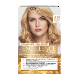 EXCELLENCE | Βαφή Μαλλιών Σετ Νο 8.34 Intense Ξανθό Ανοιχτό Χρυσοχάλκινο 48 ml