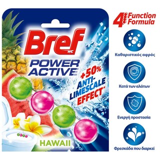 BREF | POWER ACTIVE | TOILET FRESHNER HAWAII 50GR