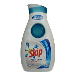 SKIP | Υγρό Πλυντηρίου Ρούχων Ultimate Active Clean 26 Μεζούρες