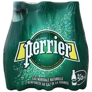 PERRIER | Water Natural Mineral Sparkling 6x500ml