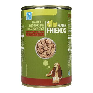 FAMILY FRIENDS | Σκυλοτροφή Βοδινό & Κοτόπουλο Κονσέρβα 400gr