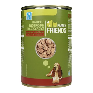FAMILY FRIENDS | Σκυλοτροφή Βοδινό & Κοτόπουλο Κονσέρβα 400gr