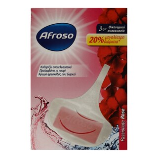 AFROSO | Στέρεο Block WC Passionate Rose 3x40g