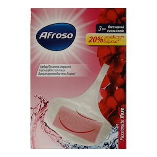 AFROSO | Στέρεο Block WC Passionate Rose 3x40g