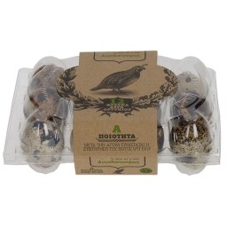 ΑΥΓΟΔΙΑΤΡΟΦΙΚΗ | Αυγά Φρέσκα Ορτυκιού 12 Τεμάχια