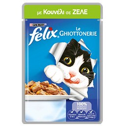 FELIX | Γατοτροφή Κουνέλι Σε Ζελέ 100 gr