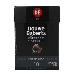 DOUWE EGBERTS | ΚΑΦΕΣ ΕΣΠΡΕΣΟ FORTISSIMO ΚΑΨΟΥΛΕΣ ΣΥΜΒΑΤΕΣ ΜΕ  ΜΗΧΑΝΗ NESPRESSO 52 GR