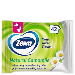 ZEWA | Υγρό Χαρτί Τουαλέτας Natural Camomile 42 Τεμάχια