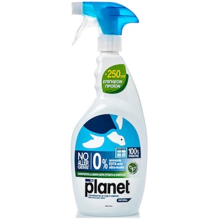 PLANET | Καθαριστικό Τζαμιών Natural Αντλία 750ml + 250ml Δώρο