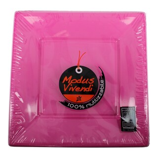 - | ΠΙΑΤΑ ΠΛΑΣΤΙΚΑ ΤΕΤΡΑΓΩΝΑ ΦΟΥΞΙΑ 23 CM 8 ΤΕΜ