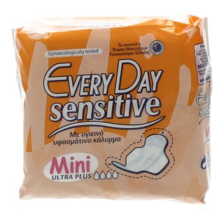 EVERY DAY | ΣΕΡΒΙΕΤΕΣ SENSITIVE ULTRA. PLUS MINI 10 ΤΕΜ