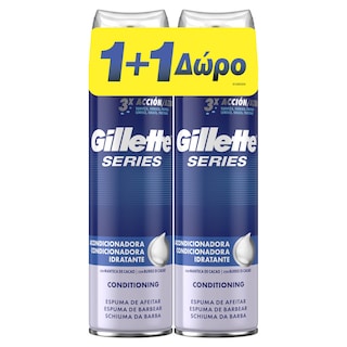 GILLETTE | Αφρός Ξυρίσματος Conditioning 250ml 1+1 Δώρο