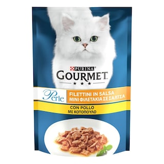 GOURMET | Γατοτροφή Gourmet Perle Κοτόπουλο 85g
