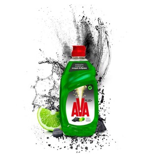 AVA | Υγρό Πιάτων Plus Πράσινο Λεμόνι 430ml