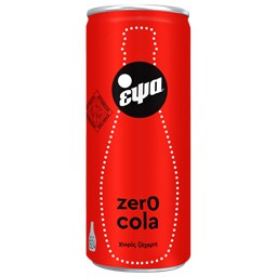 Αναψυκτικό Zero Cola Κουτί 330ml