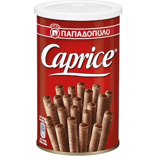 CAPRICE | Πουράκια Γκοφρέτα Κρέμα Φουντουκιού & Κακάο 115gr