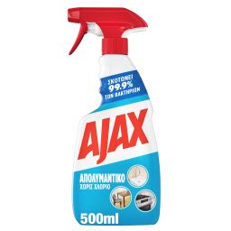 AJAX | Spray Καθαρισμού Απολυμαντικό Χωρίς Χλώριο Αντλία 500ml