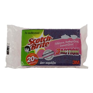 SCOTCH BRITE | ΣΦΟΥΓΓΑΡΑΚΙΑ/ ΣΥΡΜΑΤΑΚΙΑ  1 TEMAXIO