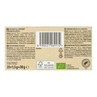 PERLA BEVERAGES | Τσάι Μαύρο Bio 20x1.5g