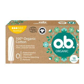 O.B. | Ταμπόν Organic Normal 16 Τεμάχια
