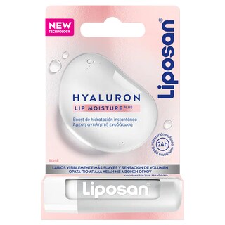 LIPOSAN | Ενυδατικό Χειλιών Hyaluron Lip Moisture Plus Rose 5.2g