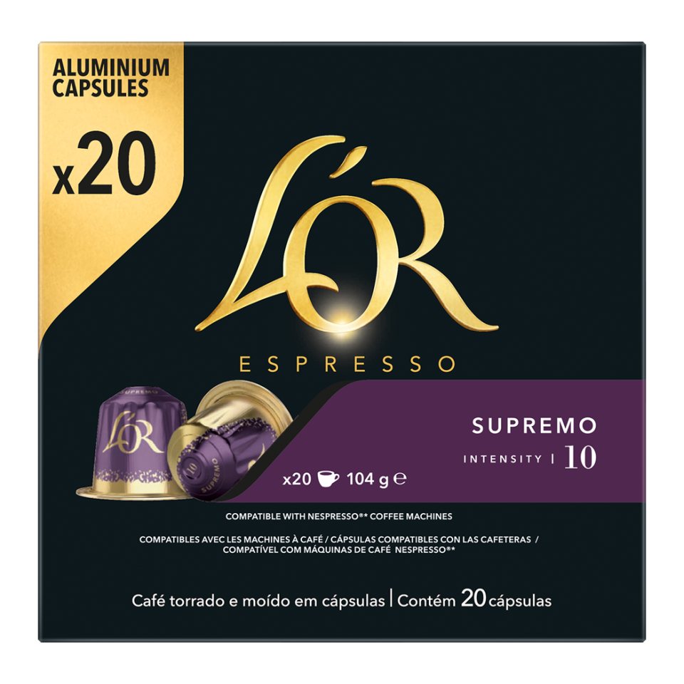 LOR Κάψουλες Καφέ Espresso Supremo 20x5.2g