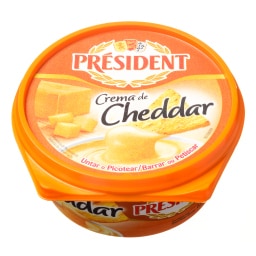 PRESIDENT | Cream Cheese Cheddar 125g