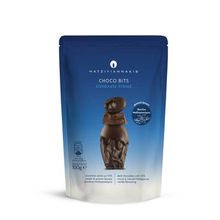 ΧΑΤΖΗΓΙΑΝΝΑΚΗΣ | CHATZIG. CHOCO BITS BITTER CHOCO  100GR