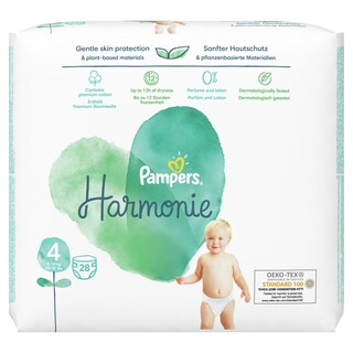PAMPERS | Πάνες Μωρού Harmonie Νο4 28 Τεμάχια