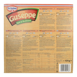 DR.OETKER | Πίτσα Κατεψυγμένη Guseppe Ζαμπόν Μανιτάρια 425gr