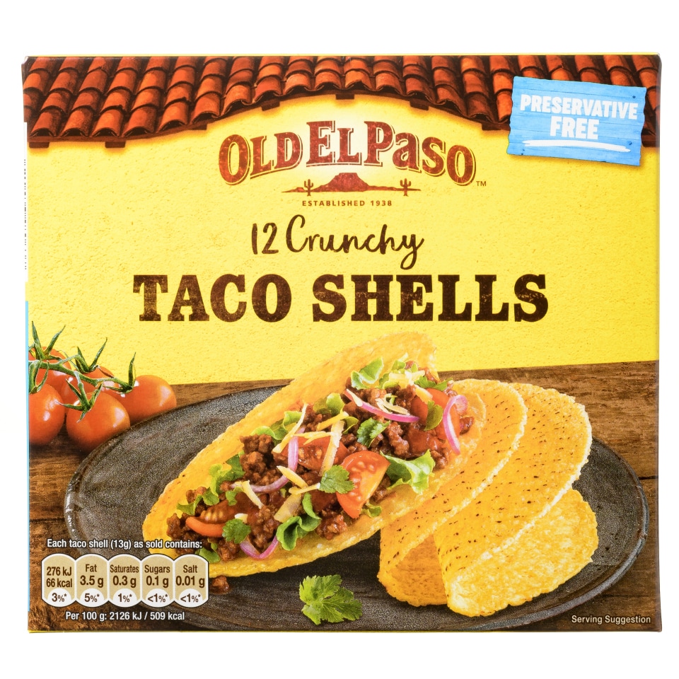 OLD EL PASO Τάκος Shells 156g