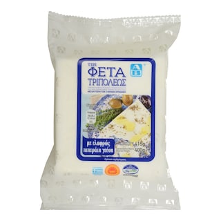ΑΒ | Τυρί Φέτα Τριπόλεως ΠΟΠ 400gr